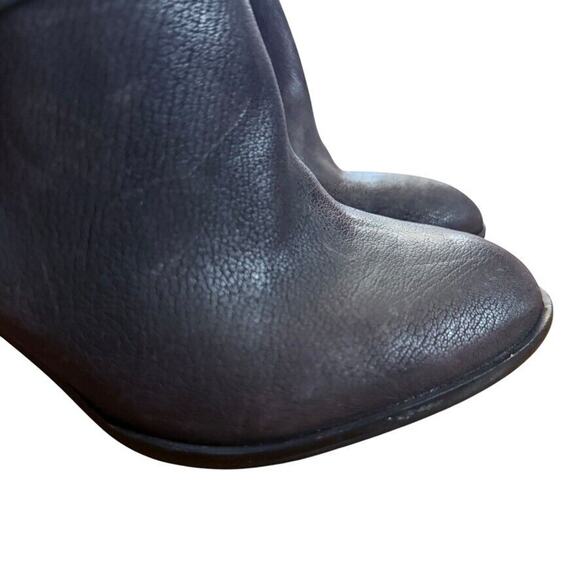 Louise Et Cie Ranier Womens Brown Leather Ankle Boots Booties Chunky Heel sz 7 - Picture 13 of 16